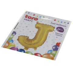 Balons burts J 30cm folija, zelta