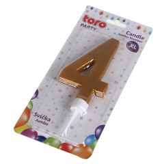 Jubilejas svece-cipars Nr4 16cm