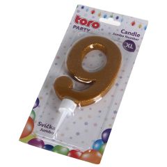 Jubilejas svece-cipars Nr9 16cm