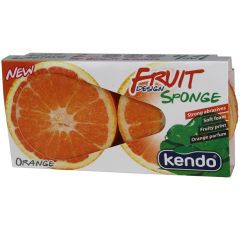 Švammes trauku mazg.Kendo apelsīns 2gab.