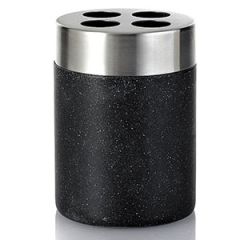 Zobu birstīšu turētājs ''Stone'', melns