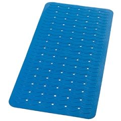 Paklājs vannas pretslīdes 38x80 cm Playa neon-zils