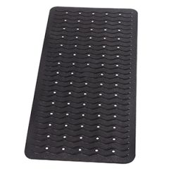 Paklājs vannas pretslīdes 38x80 cm Playa melns