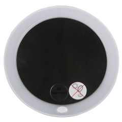 Spogulis Mulan ar piesūc.,LED,5X,sudrabs