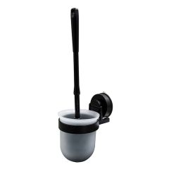 Tualetes birste VacuumCap Ela, melna matēta