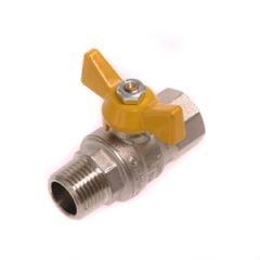 Lodveida krāns gāzei 1/2 FM