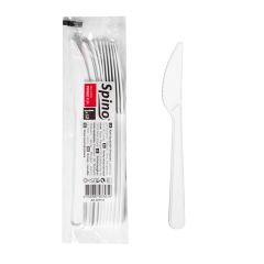 Naži 18cm daudzreiz lietojams, 12gb., balts PP Spino