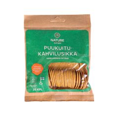 Kokšķiedras kafijas karotes 13cm, atkārtoti lietojamas 25 ga