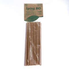 Kokteiļa salmiņi 205/6mm būrn i25 gab./pac.papīra Spino
