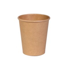 Vienreizliet. Glāzes papīra/PE 250ml d80mm, 50gab.