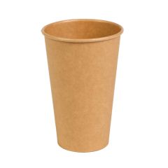 Vienreizliet. Glāzes papīra/PE 480ml d90mm, 50gab.