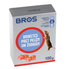 Vaska bloki pret pelēm un žurk.Bros 100g