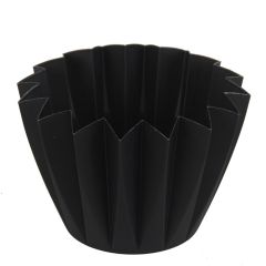 Puķu pods Adonis 11cm melns