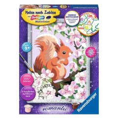 Krāsojamā glezn.(ar spīd.)18X24cm - Vāverīte