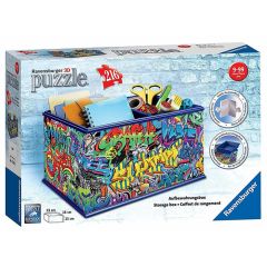 Puzle 3D Kaste bižutērijai Graffiti