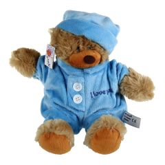 Mīkstā rot. Lācis guļošs 25cm ar skaņu