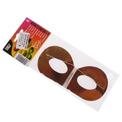 Maskas metāliski spīdīgas 6gab.