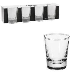 Glāzes degvīna stikls 60ml 4gab.