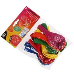 Baloni Happy Birthday d25cm 10gab.