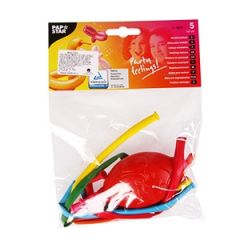 Baloni modelējamie ar pumpi 5gab.