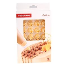 Kūku dekorēšanas uzgaļi Delicia 21gab