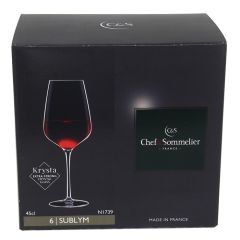 Glāzes vīna 6gab. 450ml