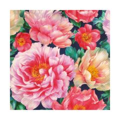 Salvetes 33x33cm Peonijas