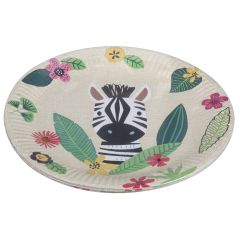 Papīra šķīvji Eco 23cm Džungļi 10gab.