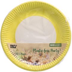 Papīra šķīvji 23cm 20gab.