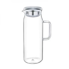 Sulas krūze 1.5l stikla ar metāla vāku