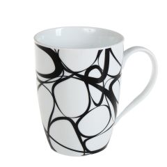 Krūze Sunny Melnbalts 473ml