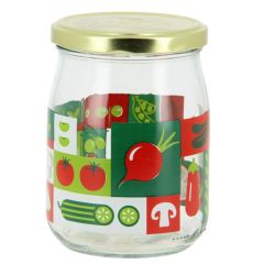 Burka stikla Pachino 500ml, ar vāku