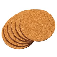 Paliktnis karstumizturīgs 6gab. D10cm, korķis