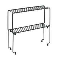 Plaukts garšvielām Lava 29x7x14cm, 2-stāvi melns