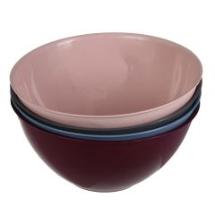 Bļoda salātu d24.5cm, 2.5l, kvadrātveida, plastmasas krāsain