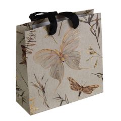 Dāvanu maisiņš kantains 17X17X6cm Moths