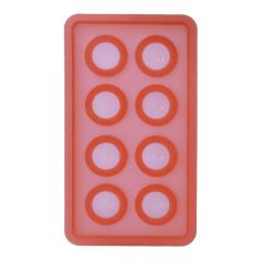 Forma ledus saldēšanai Lodītes d3.3cm silikona, sarkans