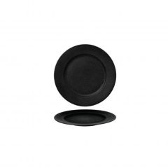 Šķīvis Fine Plus Satin 16cm, melns porcelāna
