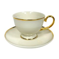 Tase ar apakštasi uz kājas Prima Gold 220ml 16cm