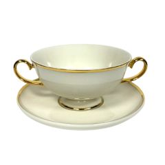 Tase ar apakštasi Prima Gold Bulijona ar osām 280ml 16cm