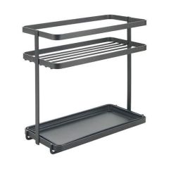 Plaukts garšvielām Lava Tokyo 23x11x22cm 2-stāvi, melns