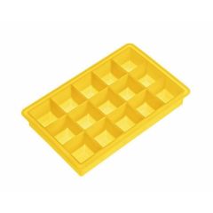 Forma ledus saldēšanai 3cm kubiciņi 12x19x3.4cm dzeltens, si