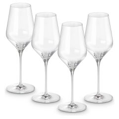 Glāzes vīna Manades 470ml kristalīns 4gab.