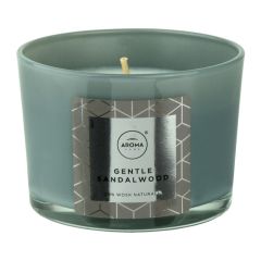 Svece arom. Aroma Elegance 115g, Gentle Sanda Wood
