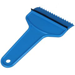 Ledus skrāpis ar kātu un gumiju