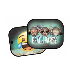 Saulessargi auto sānu logiem Emoji 44x36cm 2gab.