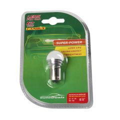 Autospuldze LED BA15s Canbus balta