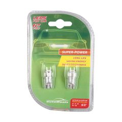 Autospuldzes Led T10 5SMD zila 2gab