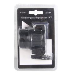 Piekabes kontaktligzdas pāreja 13/7 plastmasas