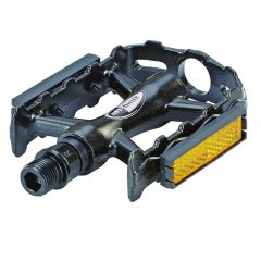 Velo pedāļi MTB alumīnija ar atstarotājiem 2gab.